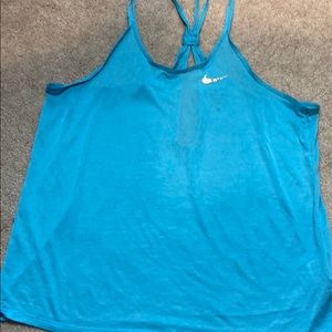 Nike Dri-Fit Light Blue Workout Tank, size L